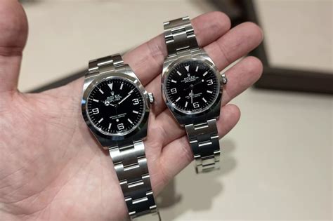 my new rolex explorer|rolex explorer 36mm vs 40mm.